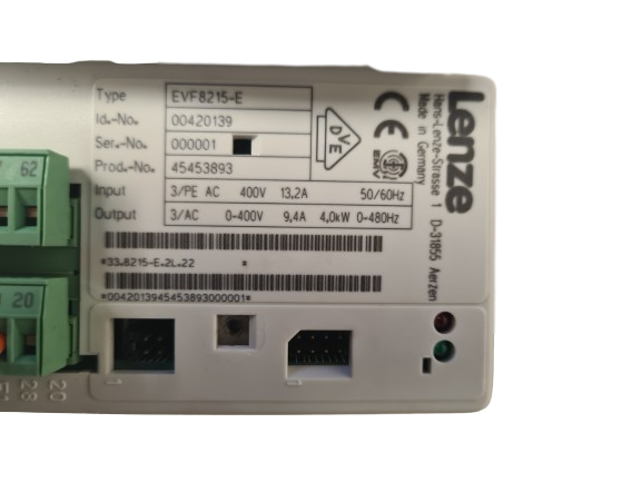 Lenze EVF8215-E Variable Speed Drive 4KW 380...480V AC 9.4A