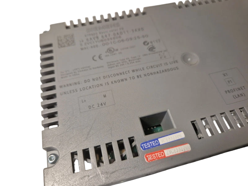 Siemens Simatic KTP600 Touch Panel HMI Basic 6AV6 647-0AC11-3AX0
