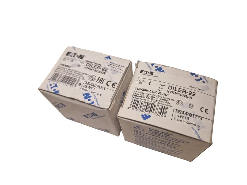 1x EATON DILER-22 Mini Contactor Relay 230V50/ 60Hz