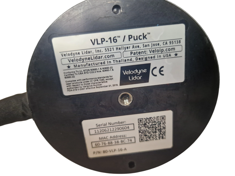 Velodyne Lidar VLP-16 Puck Sensor 360 Degree