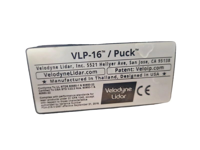 Velodyne Lidar VLP-16 Puck Sensor 360 Degree