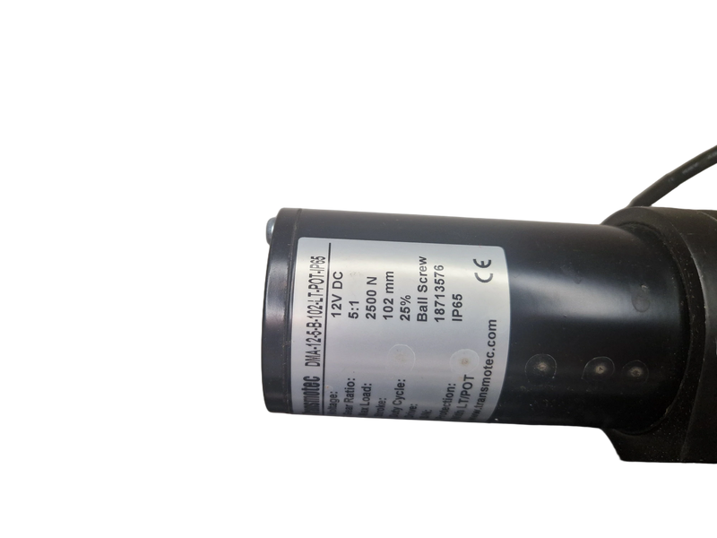 transmotec Linear actuator 12VDC 2600N 28A DMA-12-5-B-102-LT-POT-IP65