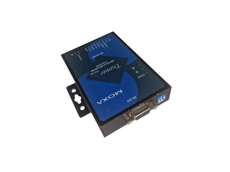 MOXA TCC-100 V2.2 RS232 to RS422/485 DIN-Rail mountable serial converter