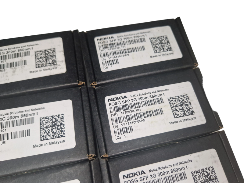 lot of 10 Nokia 472063a.101 FOSG SFP 3G 300m 850nm compatible Fronthaul Module