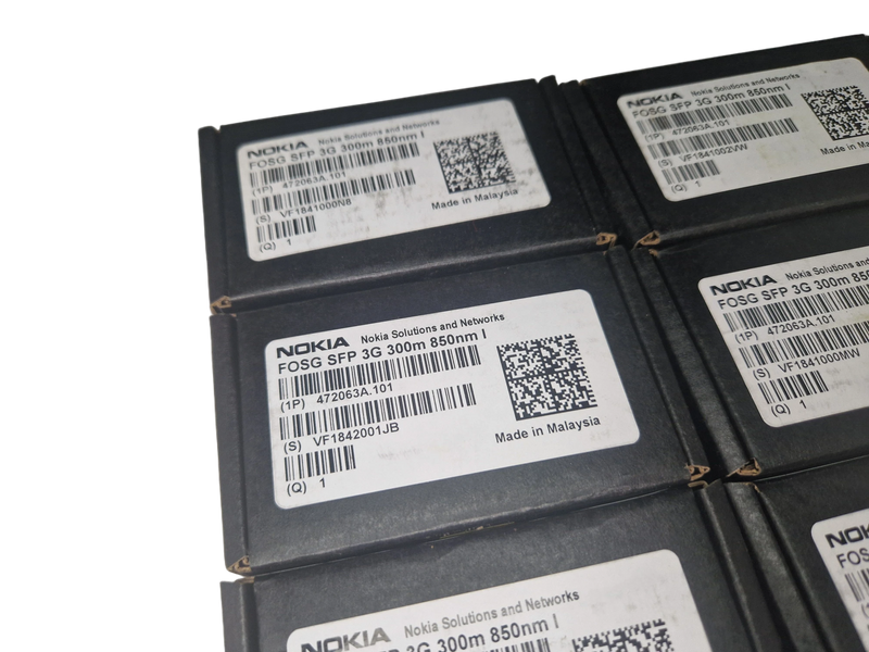 lot of 10 Nokia 472063a.101 FOSG SFP 3G 300m 850nm compatible Fronthaul Module