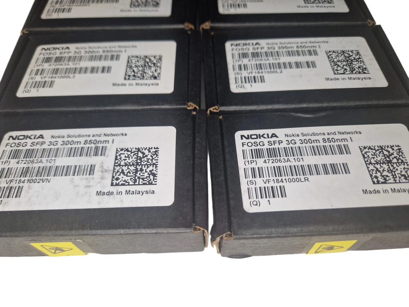 lot of 10 Nokia 472063a.101 FOSG SFP 3G 300m 850nm compatible Fronthaul Module