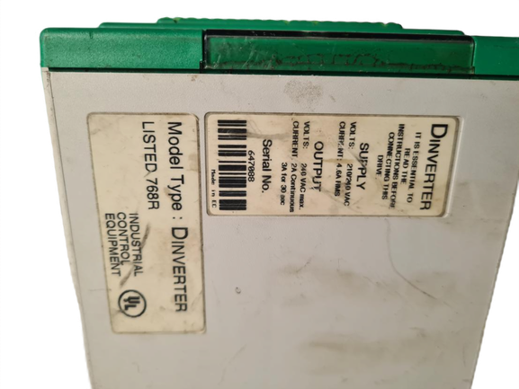Control Techniques Dinverter Listed 768R