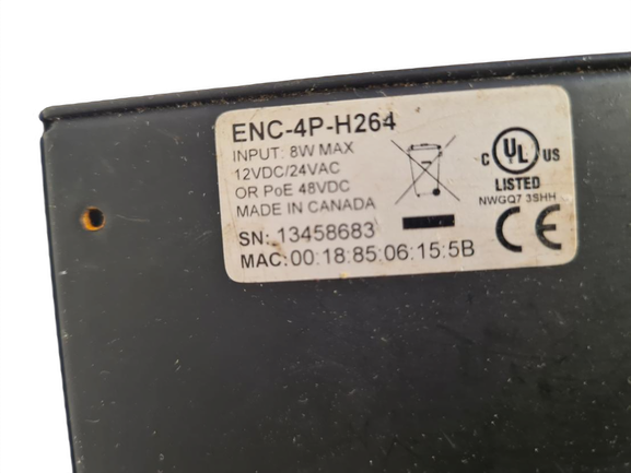 Avigilon ENC-4P-H264 analogue video encoders high definiton surveillance systems