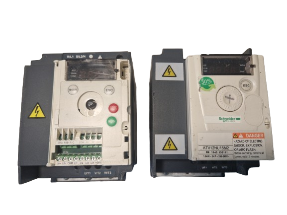1x Schneider Electric ATV12HU15M2 variable speed drive With Heat Sink