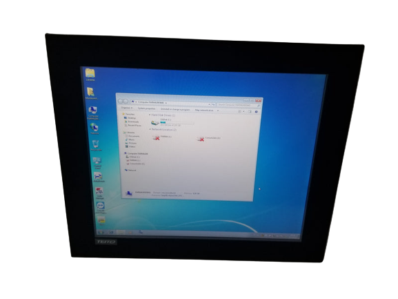 Industrial PC Teito 19" Pancel Intel CPU D2550 4GB 300Gb Touch Screen Win 7 Pro RS232