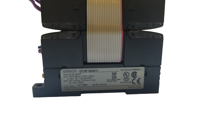 Omron PLC CPU Programmable Controller CP1E-N30DR-D & CP1W-MAD11
