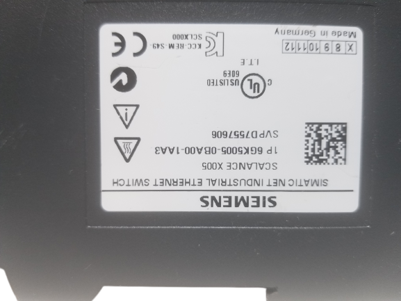 Siemens 6GK5005-0BA00-1AA3 Ethernet Switch Scalance