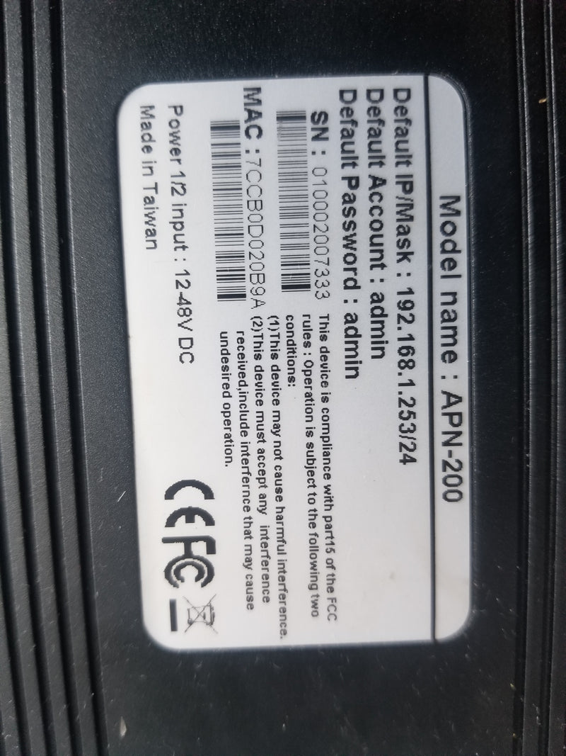 Airolinx APN-200 WLAN access point with 2 10/100TX