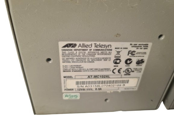 Allied Telesyn AT-MC102XL Fast Ethernet Media Converter