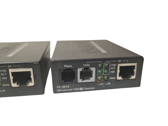 Planet VC-201A Ethernet Over VDSL2 Converter 5VDC-2A