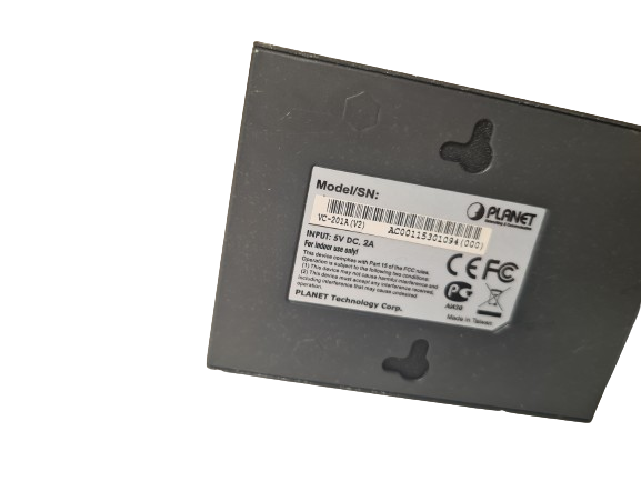 Planet VC-201A Ethernet Over VDSL2 Converter 5VDC-2A