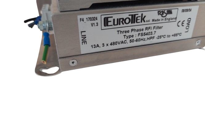 Mitsubishi FR-S540-3.7K-EC Inverter AC Drive & Eurotek Three Phase RFI Filter FS5403.7