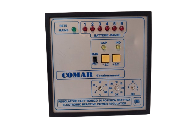 COMAR QN6 Condensatori REACTIVE POWER REGULATOR