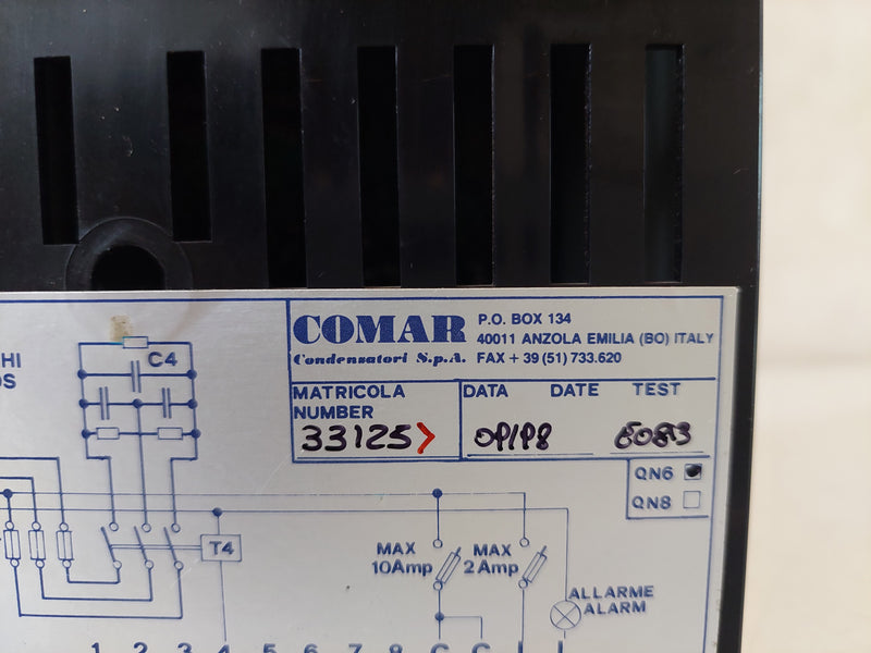 Comar QN6 Condensatori Reactive Power Regulator