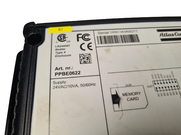 ATLAS COPCO Control panel LR244507 Boitier Type 4 Enclosure