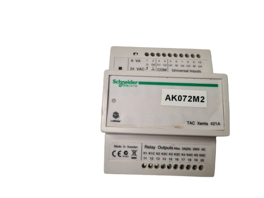 Schneider TAC XENTA 421A 0-073-0245-0 UNIVERSAL INPUTS & RELAY OUTPUT MODULE