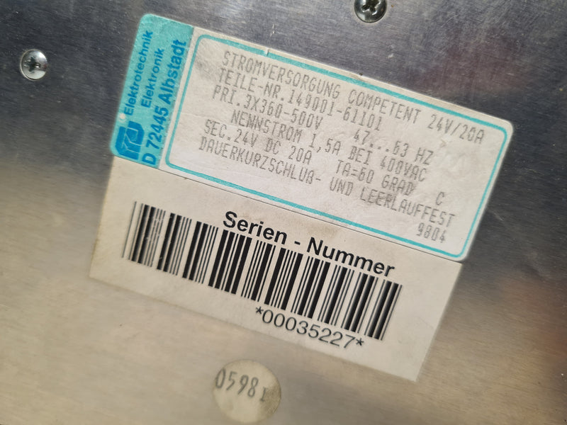 Frei Competent 149001-61101 Power Supply