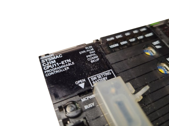 Omron SYSMAC CJ1M CPU11-ETN Controller PLC with CJ1W-DRM21 Device Unit