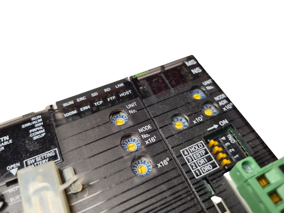 Omron SYSMAC CJ1M CPU11-ETN Controller PLC with CJ1W-DRM21 Device Unit