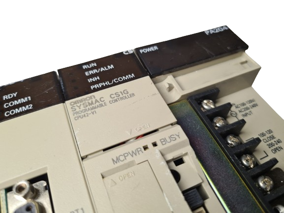 Omron Sysmac CS1G CPU42-V1 Programmable Controller & Devicenet CS1W-DRM21-V1 & C200HW-PA204 PLC Power Supply