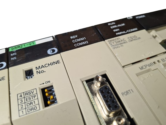 Omron Sysmac CS1G CPU42-V1 Programmable Controller & Devicenet CS1W-DRM21-V1 & C200HW-PA204 PLC Power Supply