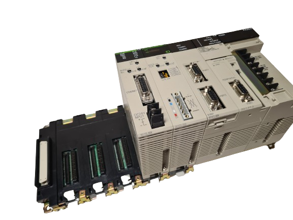 Omron Sysmac CS1G-CPU43H Programmable Controller & CS1W-C200HW-PA204 PLC Power Supply & CS1W-ETN01 Ethernet Unit