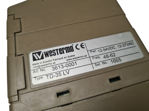 Westermo 3613-0001 TD-35 LV Leased Line Modem