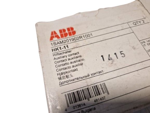 ABB HK1-11 Auxiliary Contact Block, For Manual Motor Starters