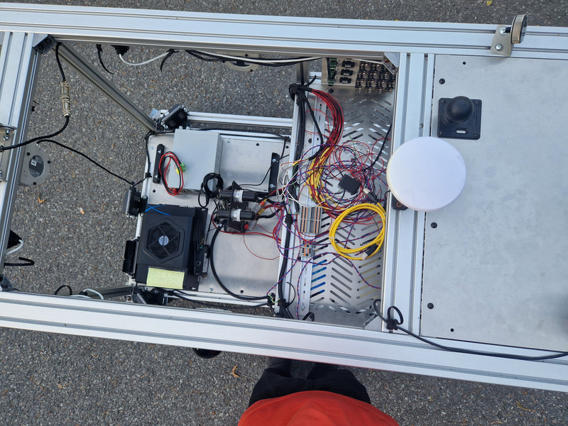 Extreme Autonomy Advanced Testing cart 6x LiDARs, 5x Radars, 4x Axis Cameras CANBus - Autonomous driving testing - ASK FOR A QUOTE