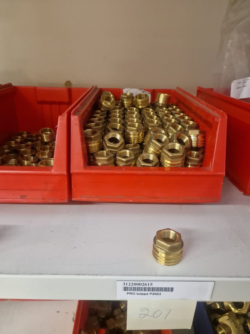 Brass Fittings Lot 14,000+ pcs | Messinkiosat Iso Erä | Jakotec | TA Hydronics (IMI) | Onnline, Merikarvian LVI-Tuote (MLVI) | Oras