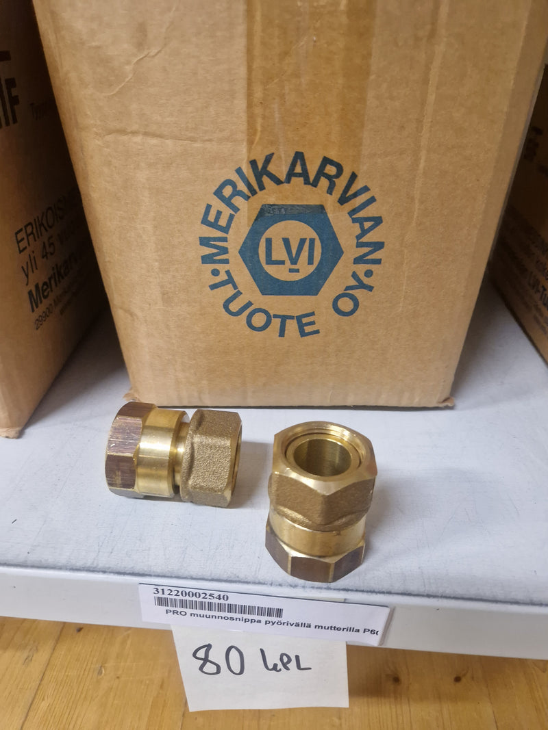 Brass Fittings Lot 14,000+ pcs | Messinkiosat Iso Erä | Jakotec | TA Hydronics (IMI) | Onnline, Merikarvian LVI-Tuote (MLVI) | Oras
