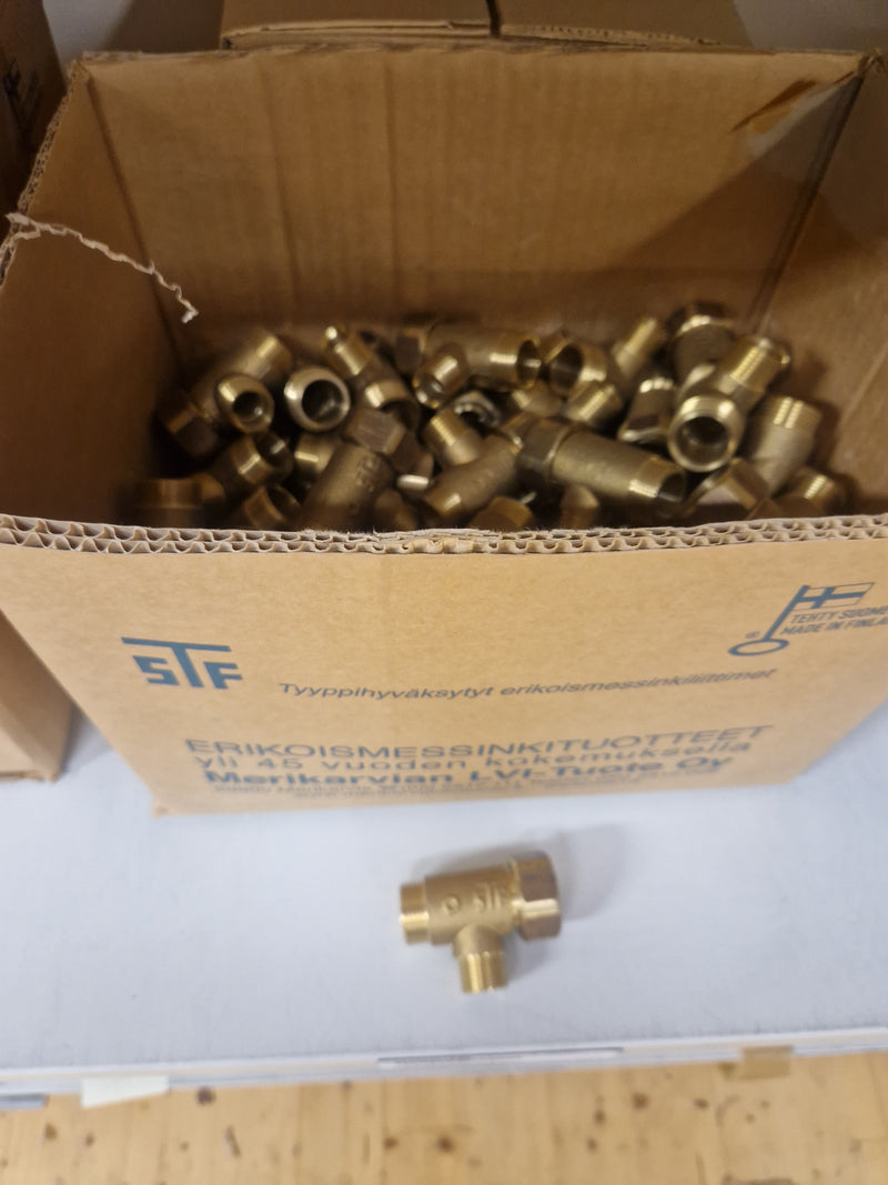 Brass Fittings Lot 14,000+ pcs | Messinkiosat Iso Erä | Jakotec | TA Hydronics (IMI) | Onnline, Merikarvian LVI-Tuote (MLVI) | Oras