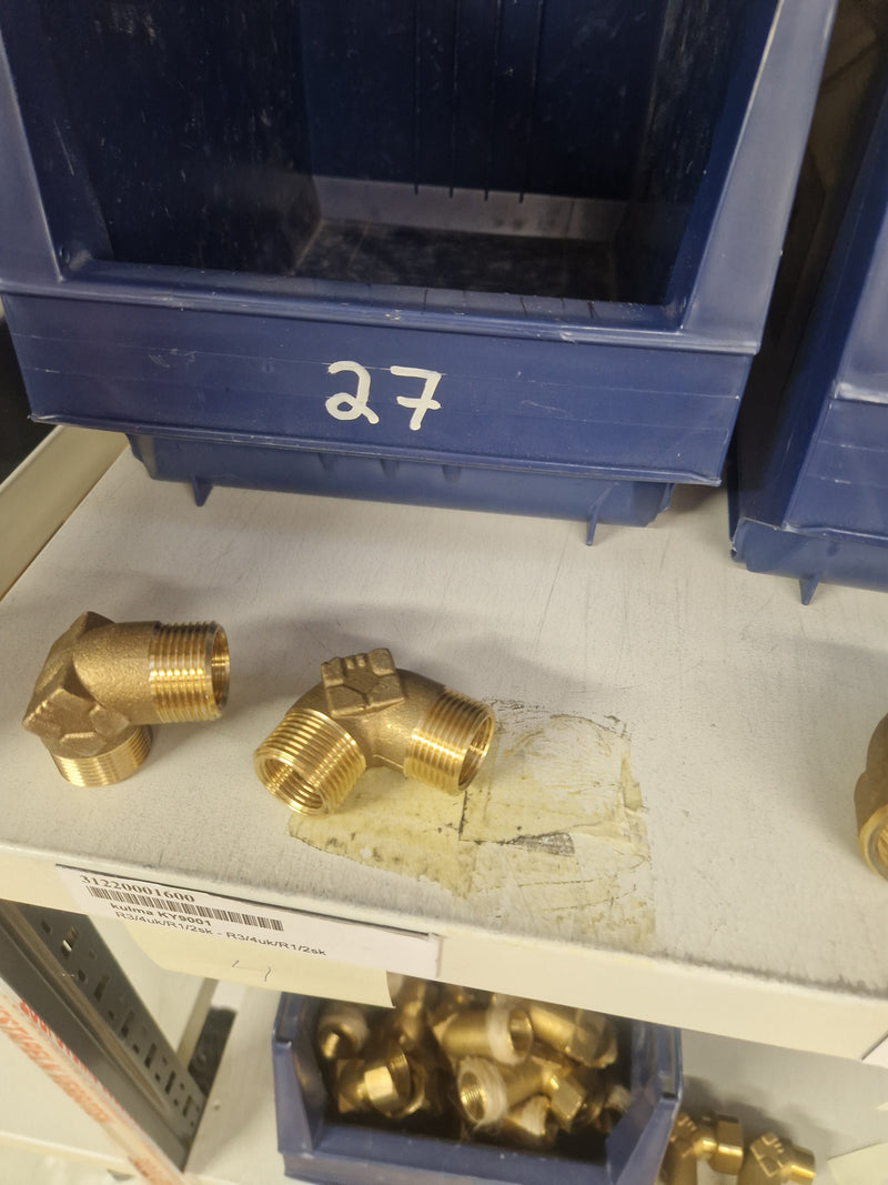 Brass Fittings Lot 14,000+ pcs | Messinkiosat Iso Erä | Jakotec | TA Hydronics (IMI) | Onnline, Merikarvian LVI-Tuote (MLVI) | Oras