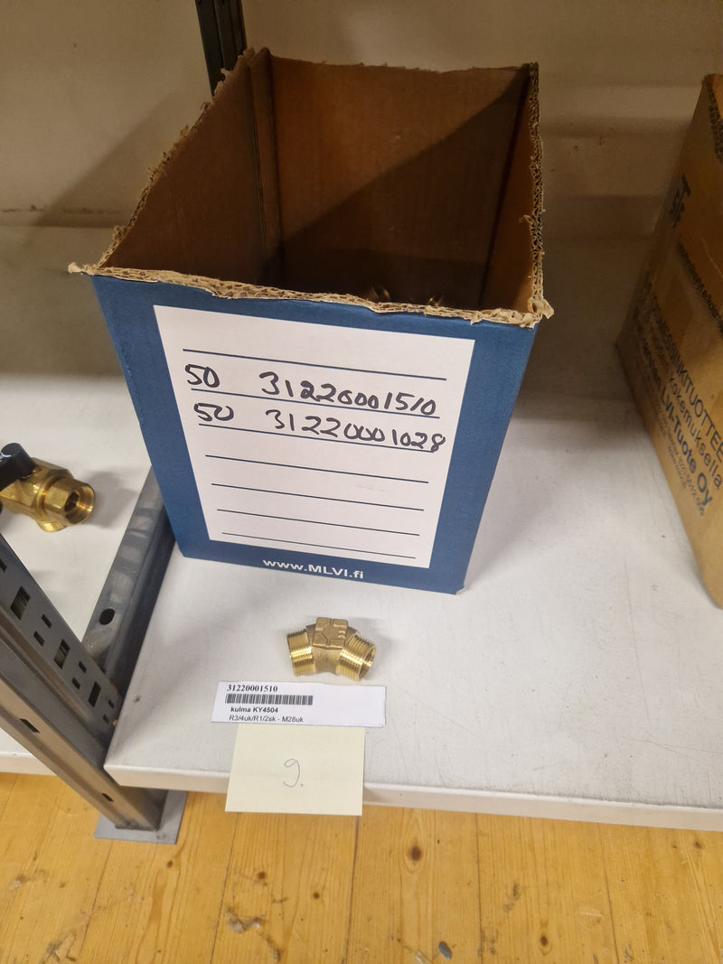 Brass Fittings Lot 14,000+ pcs | Messinkiosat Iso Erä | Jakotec | TA Hydronics (IMI) | Onnline, Merikarvian LVI-Tuote (MLVI) | Oras