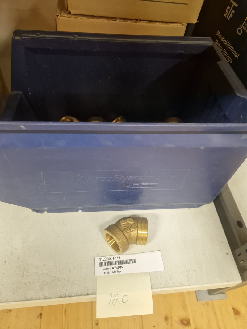 Brass Fittings Lot 14,000+ pcs | Messinkiosat Iso Erä | Jakotec | TA Hydronics (IMI) | Onnline, Merikarvian LVI-Tuote (MLVI) | Oras