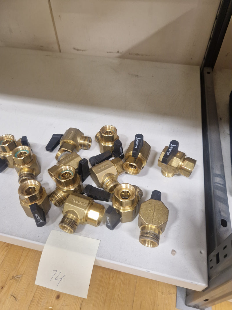 Brass Fittings Lot 14,000+ pcs | Messinkiosat Iso Erä | Jakotec | TA Hydronics (IMI) | Onnline, Merikarvian LVI-Tuote (MLVI) | Oras