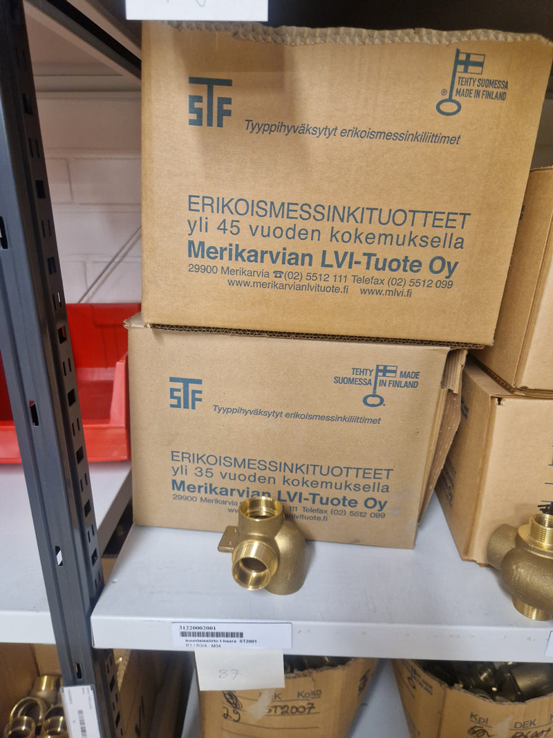 Brass Fittings Lot 14,000+ pcs | Messinkiosat Iso Erä | Jakotec | TA Hydronics (IMI) | Onnline, Merikarvian LVI-Tuote (MLVI) | Oras