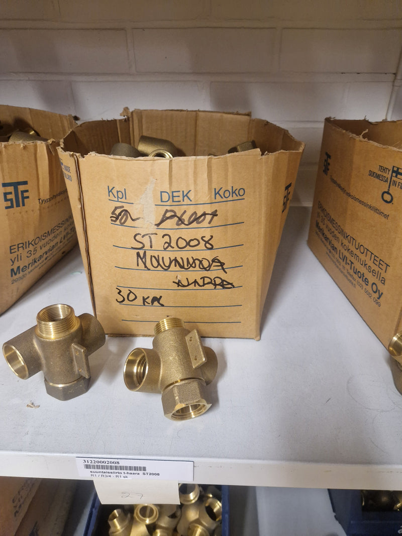 Brass Fittings Lot 14,000+ pcs | Messinkiosat Iso Erä | Jakotec | TA Hydronics (IMI) | Onnline, Merikarvian LVI-Tuote (MLVI) | Oras