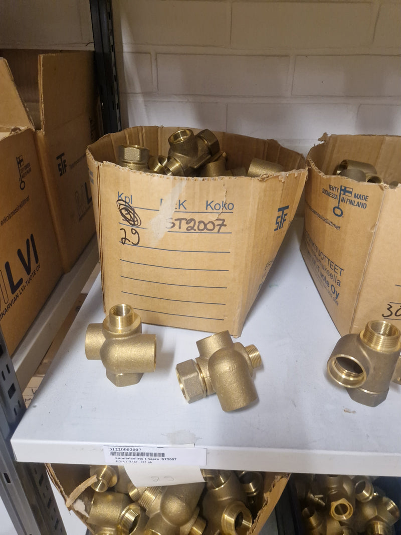 Brass Fittings Lot 14,000+ pcs | Messinkiosat Iso Erä | Jakotec | TA Hydronics (IMI) | Onnline, Merikarvian LVI-Tuote (MLVI) | Oras