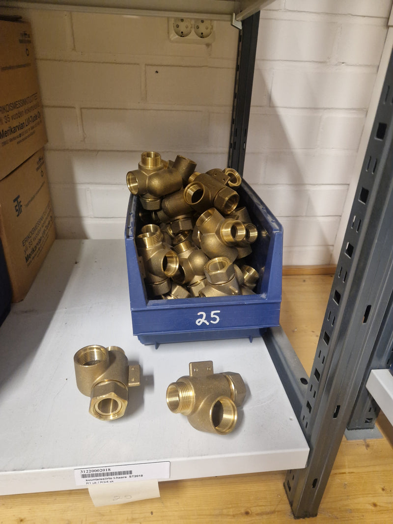 Brass Fittings Lot 14,000+ pcs | Messinkiosat Iso Erä | Jakotec | TA Hydronics (IMI) | Onnline, Merikarvian LVI-Tuote (MLVI) | Oras