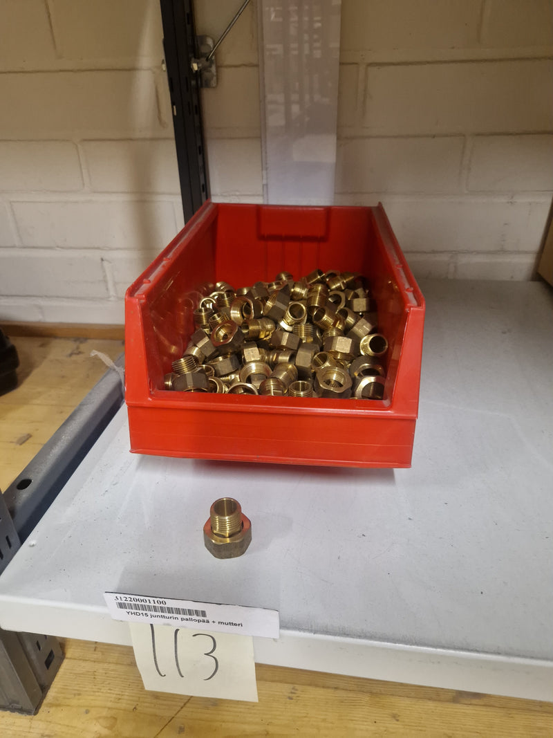Brass Fittings Lot 14,000+ pcs | Messinkiosat Iso Erä | Jakotec | TA Hydronics (IMI) | Onnline, Merikarvian LVI-Tuote (MLVI) | Oras