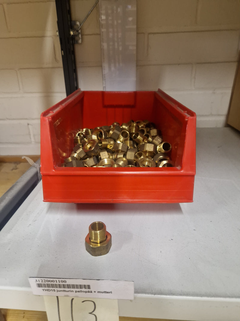 Brass Fittings Lot 14,000+ pcs | Messinkiosat Iso Erä | Jakotec | TA Hydronics (IMI) | Onnline, Merikarvian LVI-Tuote (MLVI) | Oras