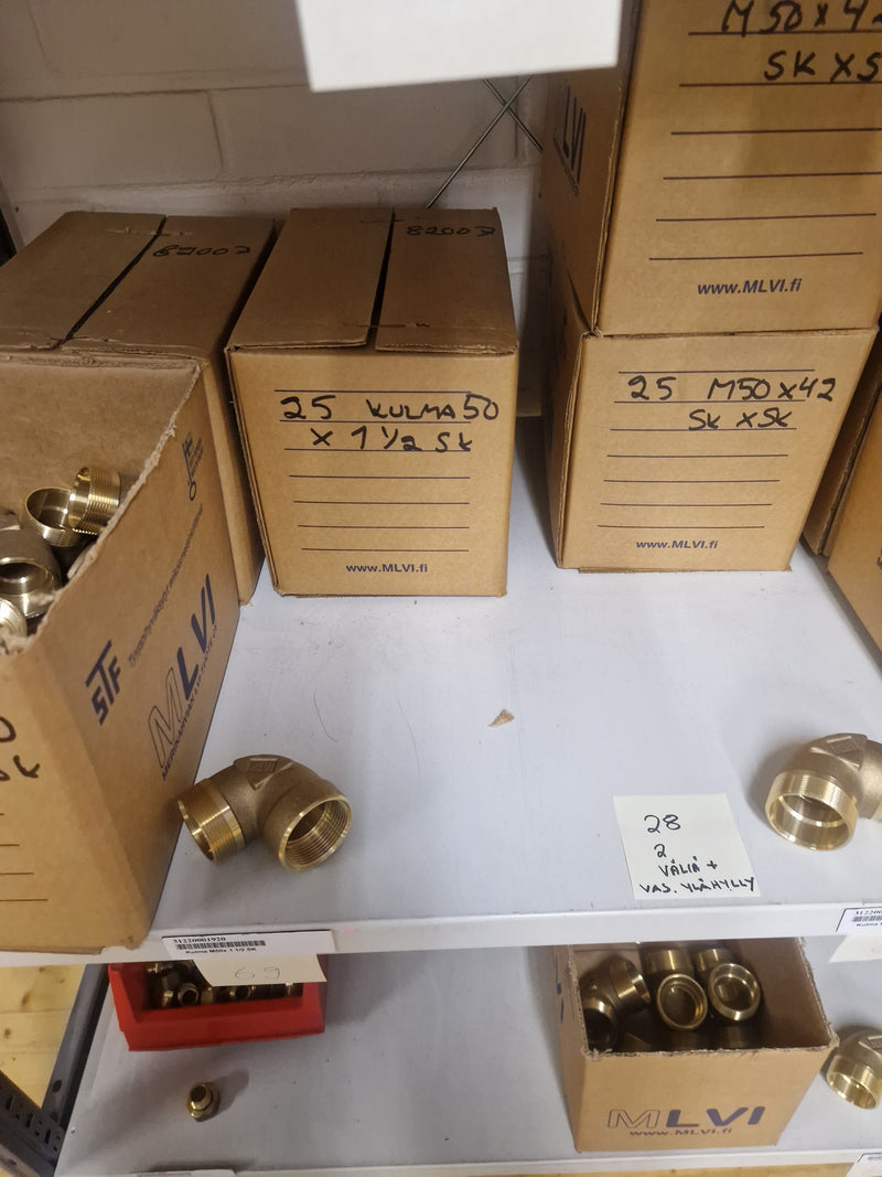 Brass Fittings Lot 14,000+ pcs | Messinkiosat Iso Erä | Jakotec | TA Hydronics (IMI) | Onnline, Merikarvian LVI-Tuote (MLVI) | Oras