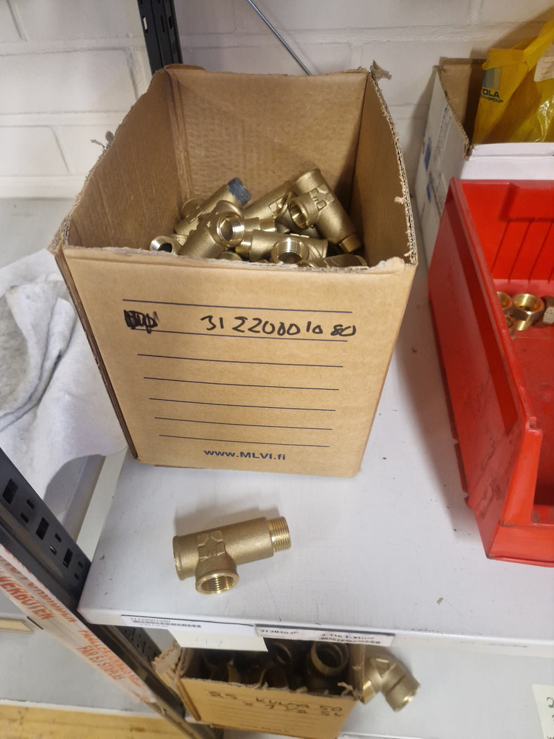 Brass Fittings Lot 14,000+ pcs | Messinkiosat Iso Erä | Jakotec | TA Hydronics (IMI) | Onnline, Merikarvian LVI-Tuote (MLVI) | Oras
