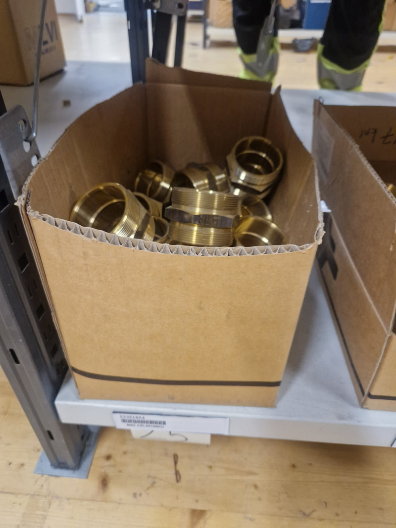 Brass Fittings Lot 14,000+ pcs | Messinkiosat Iso Erä | Jakotec | TA Hydronics (IMI) | Onnline, Merikarvian LVI-Tuote (MLVI) | Oras